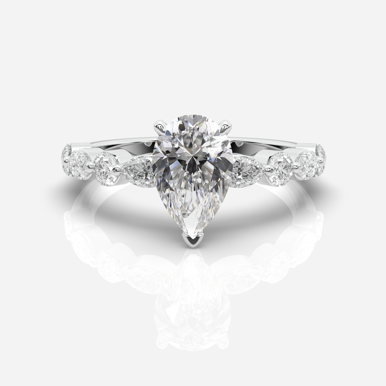 Layla Diamond Band Pear